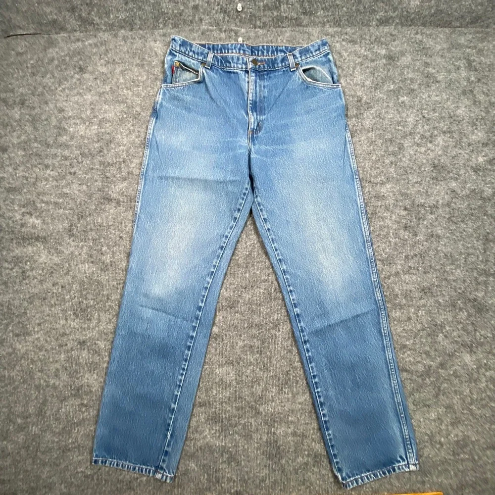 Bugle‎ Boy Gold Crest Series Mens Blue Straight Leg Jeans *32x32 Wash Vintage